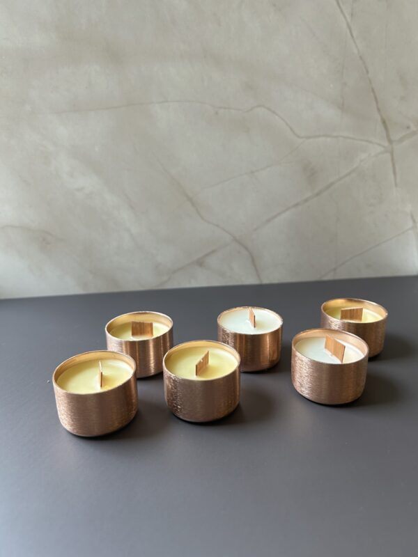 Refillable Copper Tea Candles